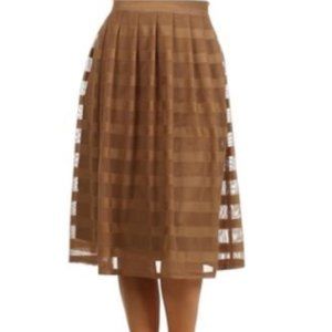 Comme Toi Brown Skirt Size Small